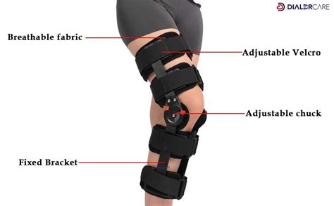 Buy DIALDRCARE Hinged Knee Brace Leg Support Protector Medical Meniscus ...