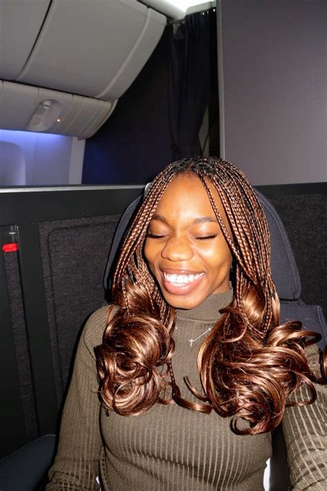 Short layered French curl braids , short curly braids , layered braids ...