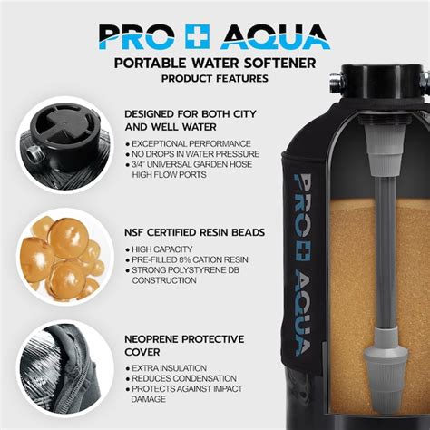PRO+AQUA Travel Series 16000-Grain Water Softener System WS-P-16 at ...