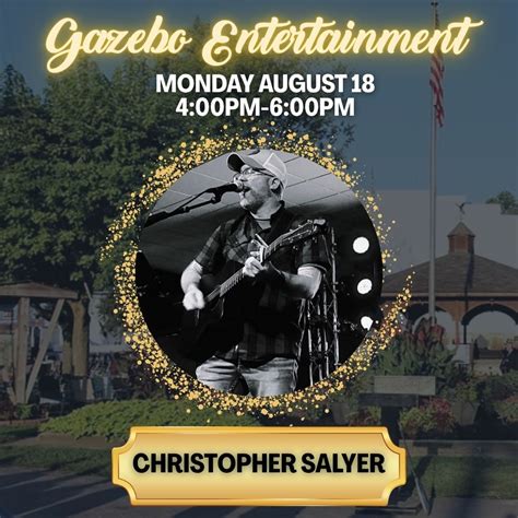 Gazebo Entertainment - Christopher Salyer, 800 Sweitzer St, Greenville ...