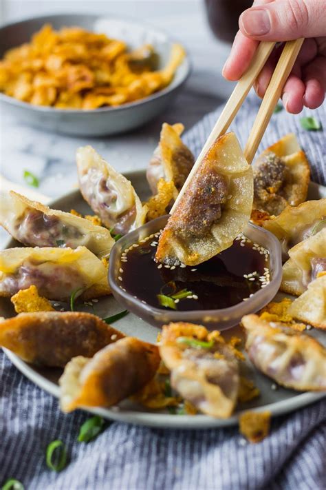 Vegetable Potstickers with Ponzu Sauce - Fork in the Kitchen