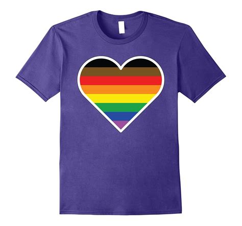 Gay Pride Shirt with Philly More Color More Pride Heart-CL – Colamaga
