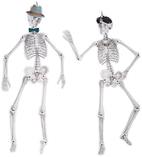 Buy Talking Tables SKEL-BAGBONESV2 Skeleton Crew Mr & Mrs Bones Hanging ...