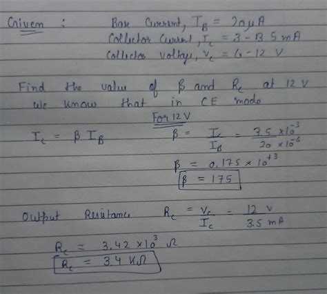Q.6 in a transistor operating in ce modea constant base current of 20 ...