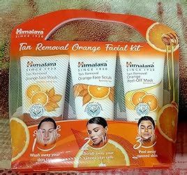Himalaya Tan Removal Orange Facial Kit (Tan Removal Orange Peel-Off ...