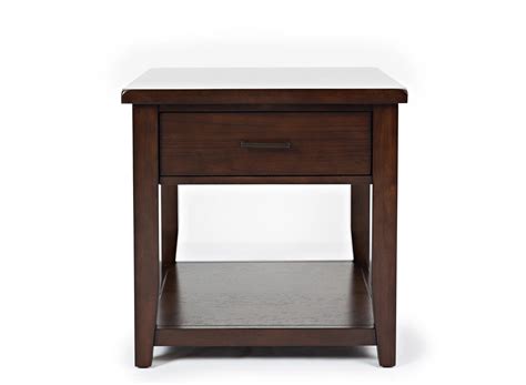 Twin Cities Square End Table | Raymour & Flanigan