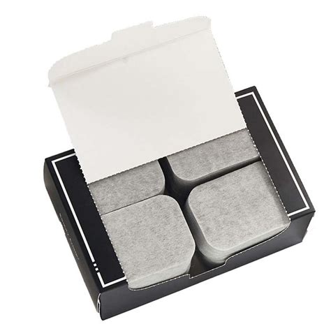 200pcs Boxed Bamboo Charcoal Makeup Cotton Pads Double sided Disposable ...