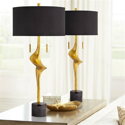 Possini Euro Design Athena 35 1/2" Tall Large Modern Glam End Table ...