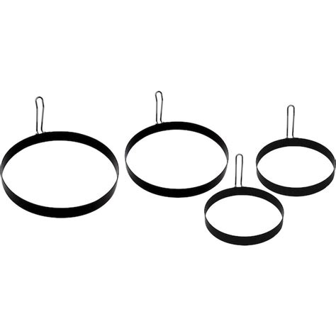 Cuisinart 4-Piece Ultimate Griddle Ring Set 4-Pack Stainless Steel Tool ...