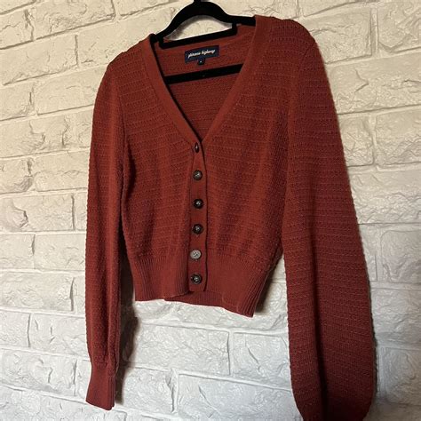burgundy red dangerfield cardigan 🍷 size 8 - Depop