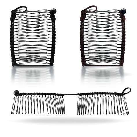 Buy Sanas Stretchy Hair Combs 2Pcs Banana Hair Clips French Twist Hair ...