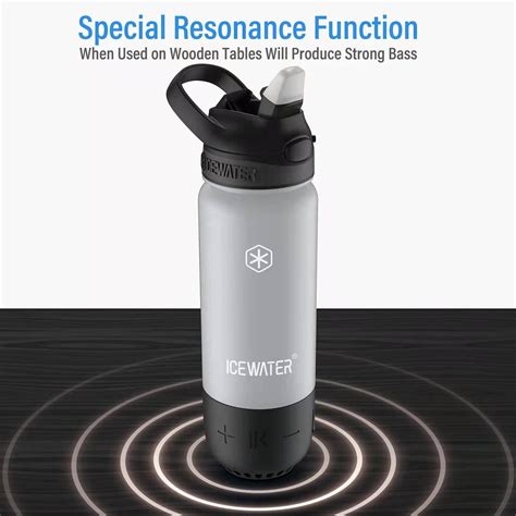 Buy ICEWATER 3-in-1 Smart Water Bottle, Glows to Remind You to Keep ...