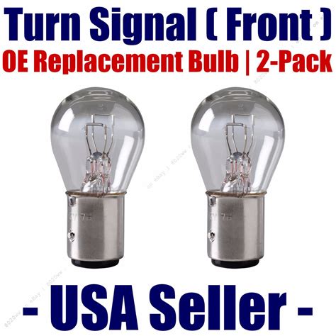 Front Turn Signal/Blinker Light Bulb 2pk - Fits Listed Isuzu Vehicles - 1034 | eBay
