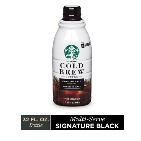 Starbucks Cold Brew Coffee — Signature Black — Multi-Serve Concentrate ...