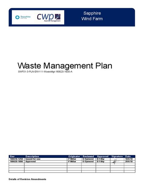 Image result for Waste Management Plan