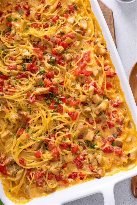 Best Ever Chicken Spaghetti Casserole