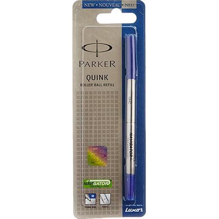 Parker Quink Roller Ball Pen Refill, Blue (9000012125) : Amazon.in ...