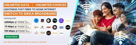 Sikka Broadband - The Best Internet Service Provider in Lucknow.