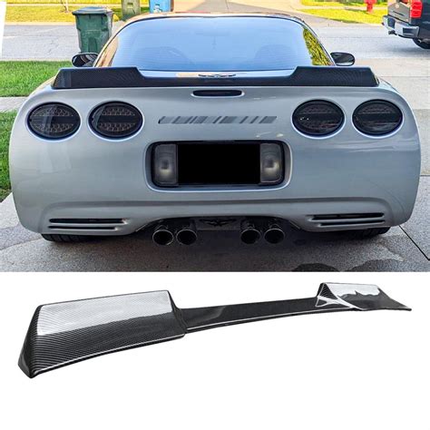 NINTE Rear Spoiler For 1997-2004 Chevrolet Corvette C5 ABS ZR1 Extended Style Rear Trunk Wing ...