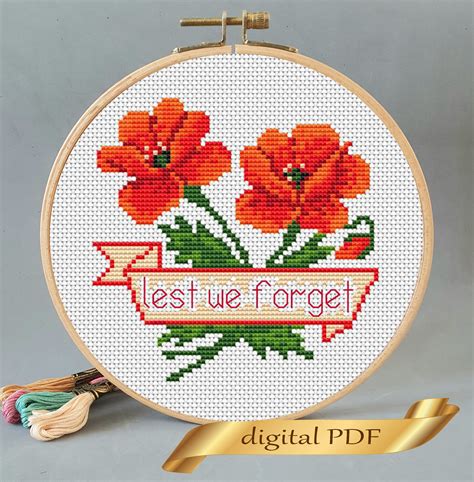 Image result for Cross Stitch Poppy Pattern