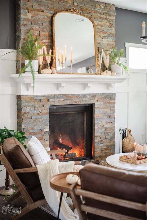 Brick Fireplace Mantel Decorating Ideas