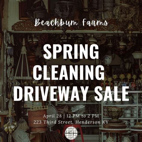Spring Cleaning Driveway Sale, 223 3rd Street, Henderson, KY, United ...