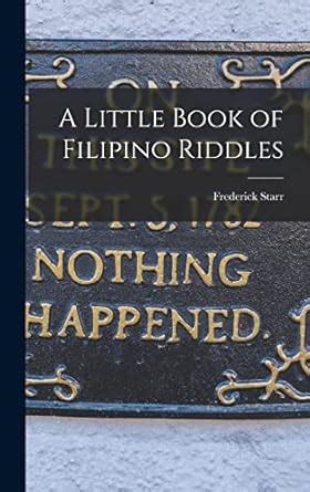 Buy A Little Book of Filipino Riddles Book Online at Low Prices in ...