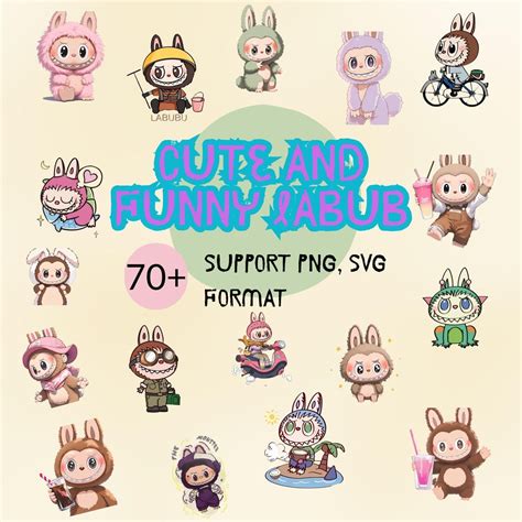Buy 70+ Labubu PNG, Vector Digital File for Cricut, Laser Cut La Bubu ...