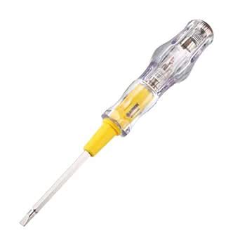 uxcell Tester Screwdriver, Circuit Tester Pen Electric Contact Voltage ...
