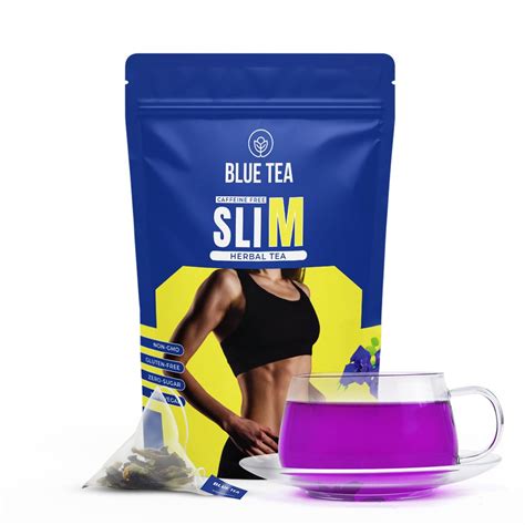 BLUE TEA - Slim Herbal Tea - 30 Tea Bags | Butterfly Pea - Garcinia ...