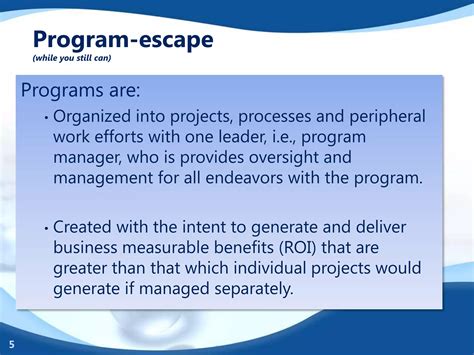 Image result for Program Management Overview