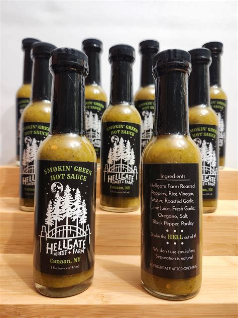 Smokin' Green Hot Sauce – Hellgate Forest Farm