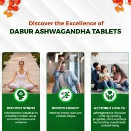 Buy Dabur Ashwagandha for Immunity Booster, 60 Tablets | 19 Minutes ...