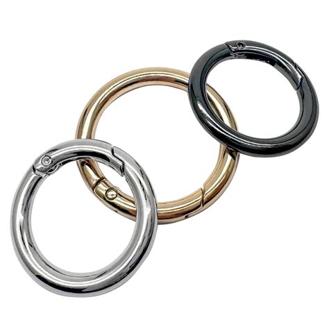 Metal Carabiner Buckle Clips Heavy Duty Clips - Assorted Sizes (Large ...