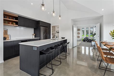 Polished Concrete Floor Kitchen