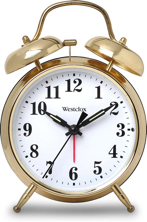Buy Bigben WESTCLOX Metal Twin Bell Alarm Clock Online at Low Prices in ...