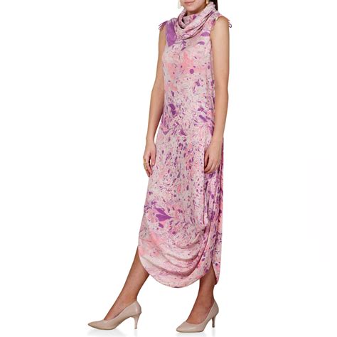 Printed Draped Dress – Limerick by Abirr n' Nanki