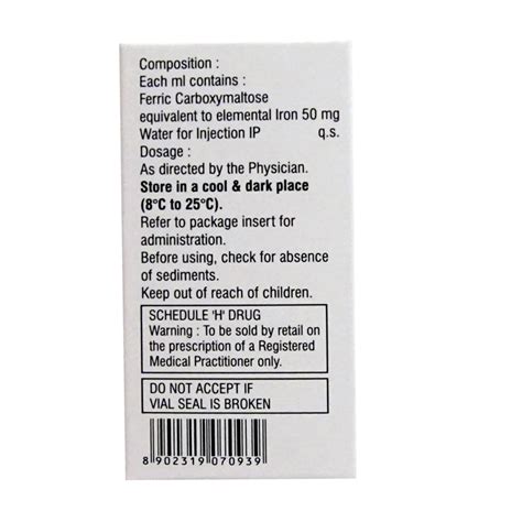 Orofer FCM Injection | Uses, Side Effects, Price | Apollo Pharmacy