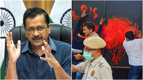 What message BJP wants to send by 'goondaism': Kejriwal on vandalism ...
