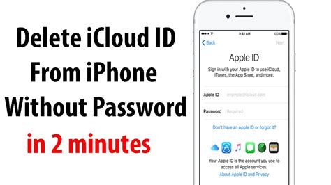 Remove iCloud Apple ID from iPhone without password iOS 10+ - YouTube
