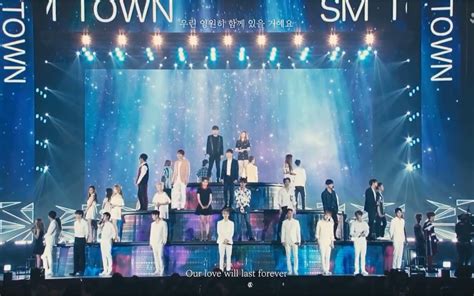 感动哭！SM家族爱大合唱！Dear My Family，SMTOWN家族演唱会！_哔哩哔哩 (゜-゜)つロ 干杯~-bilibili