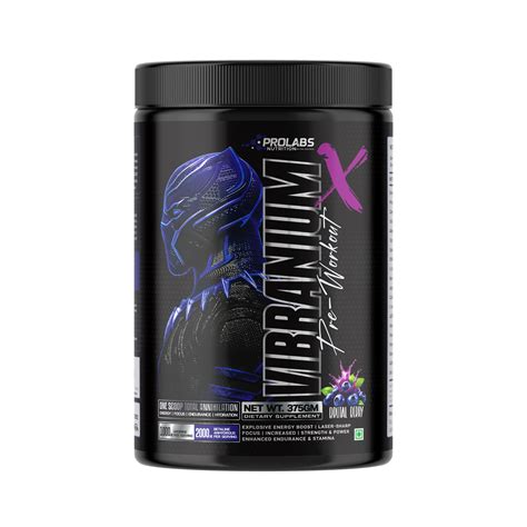 VIBRANIUM-X Pre Workout Brutal Berry 50 Servings – prolabs-nutrition