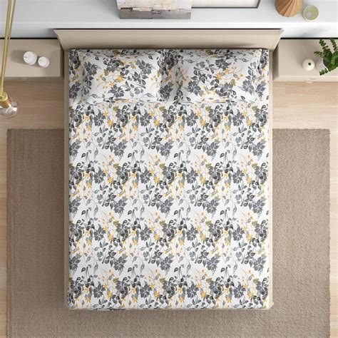 Wakefit Cotton Fitted Bedsheet | 160 TC Elastic Fitted Sheet, Queen Bed ...