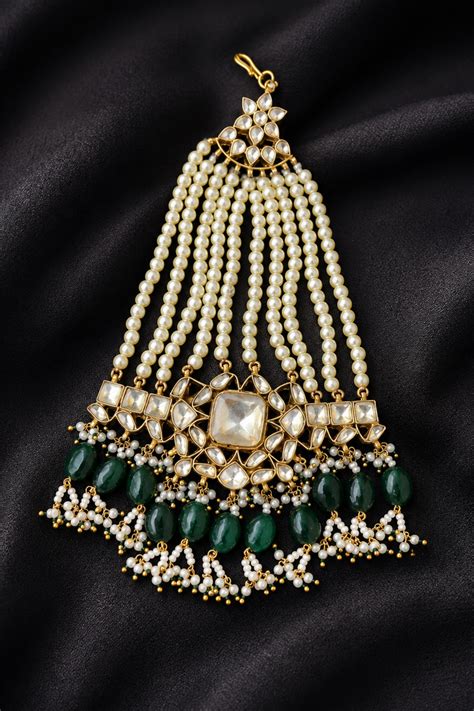 Pachi Kundan Gold Plated Passa – Amreli Jaipur