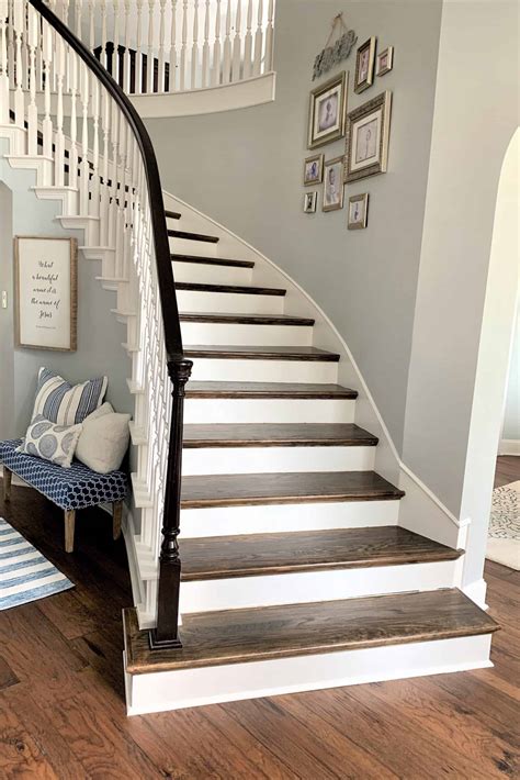 5 Tips: Adding Hardwood to Curved Staircase - thetarnishedjewelblog