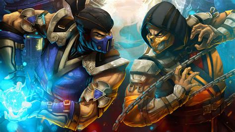 Mortal Kombat Characters Sub Zero And Scorpion
