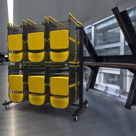 Buy UPGORILO Folding Table and Chairs Cart - Innovative Mobile Chair ...