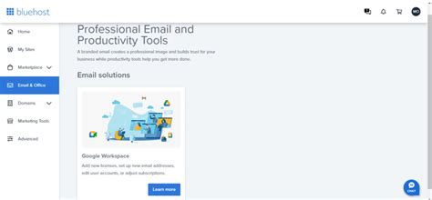 Image result for Bluehost User Control Panel