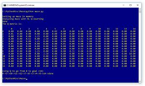 Q Star Learning Python Example 的图像结果