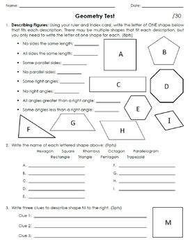 Image result for Basic Geometry Test